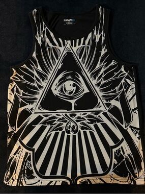 Men’s Tony Hawk Skateboard - Black Eye Tank Top (Size: XXL)